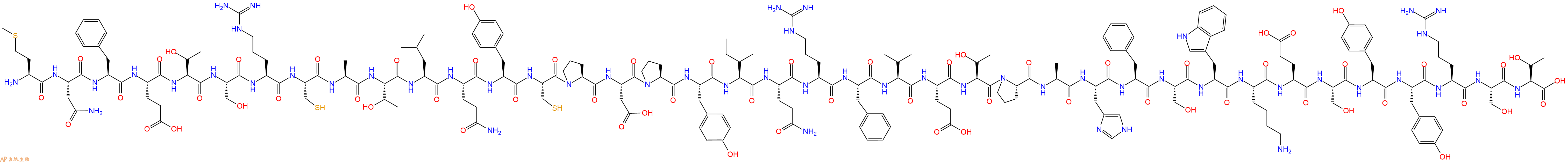 专肽生物产品Met-Asn-Phe-Glu-Thr-Ser-Arg-Cys-Ala-Thr-Leu-Gln-Ty