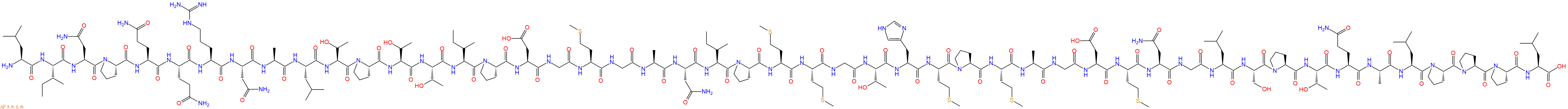 专肽生物产品Leu-Ile-Asn-Pro-Gln-Gln-Arg-Asn-Ala-Leu-Thr-Pro-Th