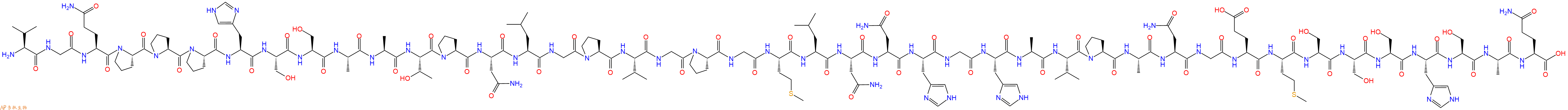 专肽生物产品Val-Gly-Gln-Pro-Pro-Pro-His-Ser-Ser-Ala-Ala-Thr-Pr