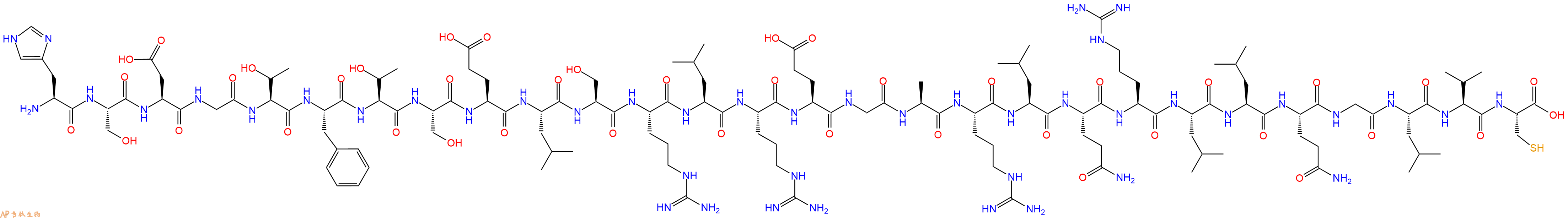 专肽生物产品His-Ser-Asp-Gly-Thr-Phe-Thr-Ser-Glu-Leu-Ser-Arg-Le
