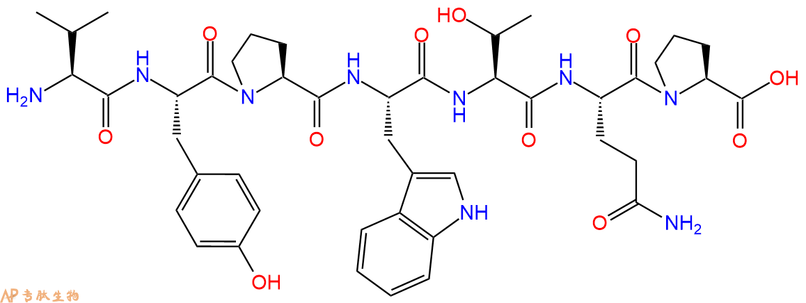专肽生物产品七肽VYPWTQP