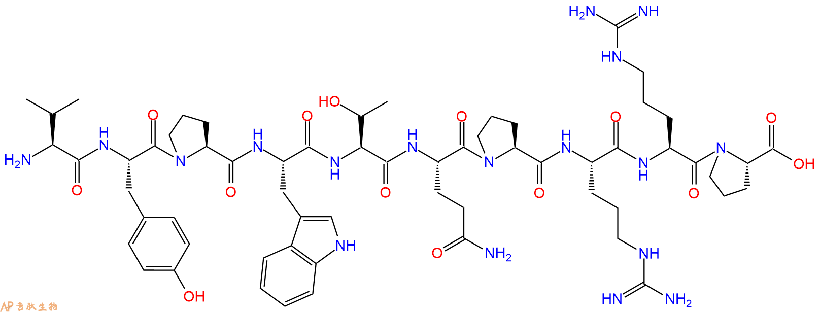 专肽生物产品十肽VYPWTQPRRP