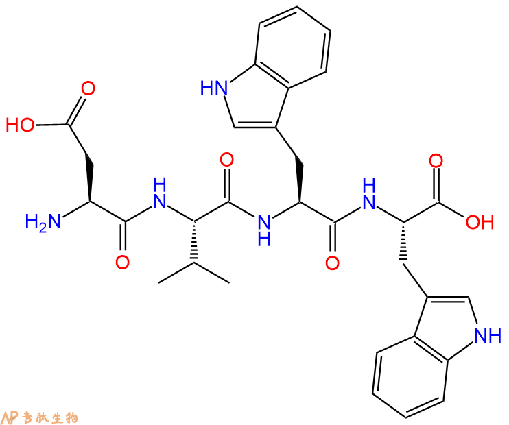 专肽生物产品四肽Asp-Val-Trp-Trp