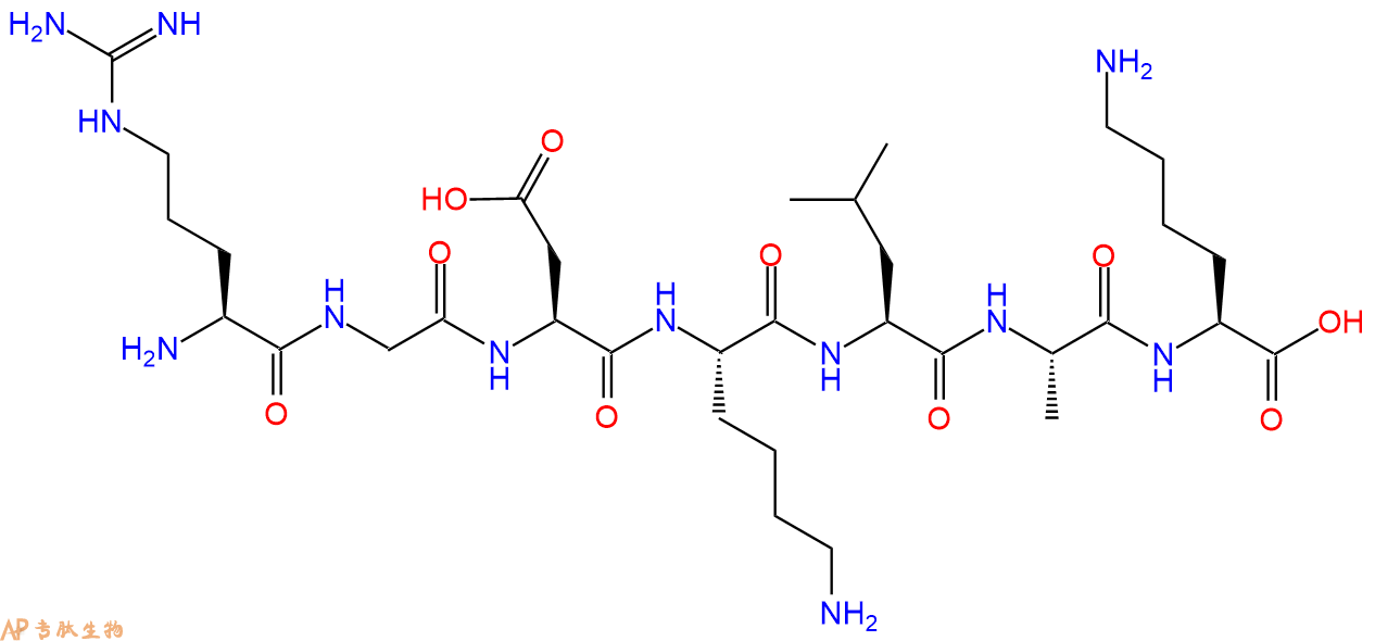 专肽生物产品七肽RGDKLAK