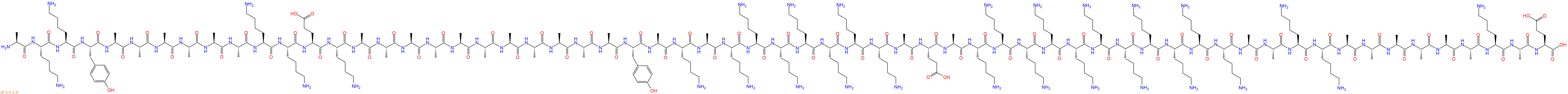 专肽生物产品Ala-Lys-Lys-Tyr-Ala-Ala-Ala-Ala-Ala-Ala-Lys-Lys-Gl