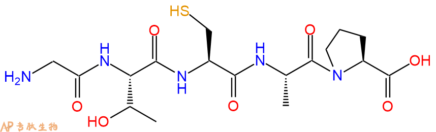 专肽生物产品五肽Gly-Thr-Cys-Ala-Pro