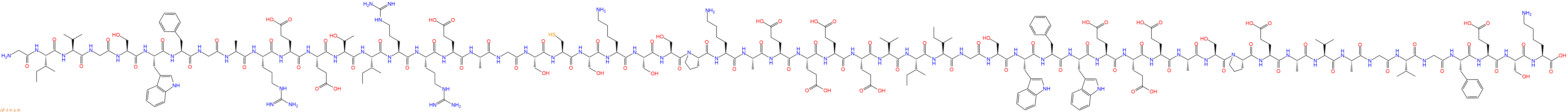 专肽生物产品Gly-Ile-Val-Gly-Ser-Trp-Phe-Gly-Ala-Arg-Glu-Glu-Th