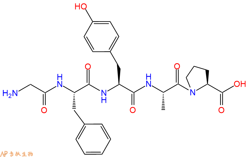 专肽生物产品五肽Gly-Phe-Tyr-Ala-Pro