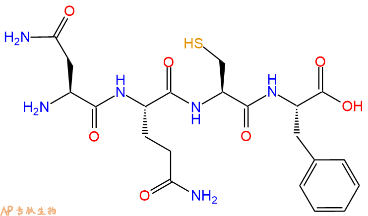 专肽生物产品四肽Asn-Gln-Cys-Phe