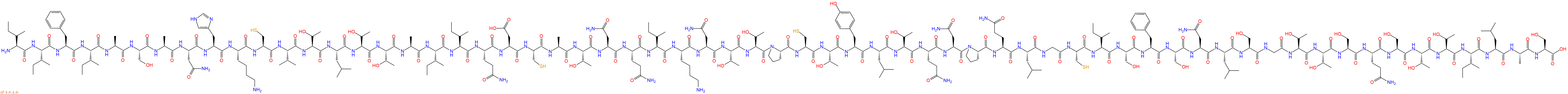 专肽生物产品Ile-Ile-Phe-Ile-Ala-Ser-Ala-Asn-His-Lys-Cys-Val-Th