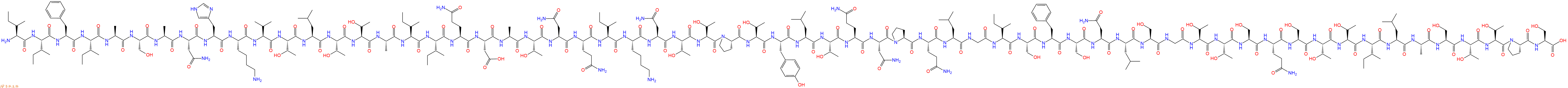 专肽生物产品Ile-Ile-Phe-Ile-Ala-Ser-Ala-Asn-His-Lys-Val-Thr-Le