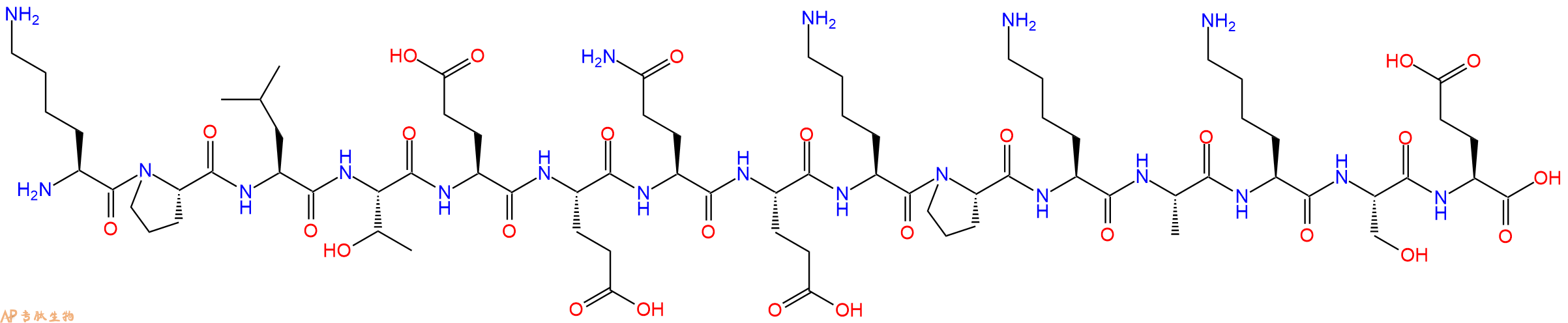 专肽生物产品十五肽KPLTEEQEKPKAKSE