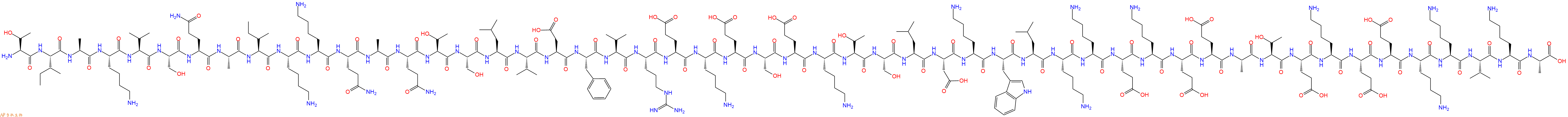 专肽生物产品Thr-Ile-Ala-Lys-Val-Ser-Gln-Ala-Ile-Lys-Lys-Gln-Al