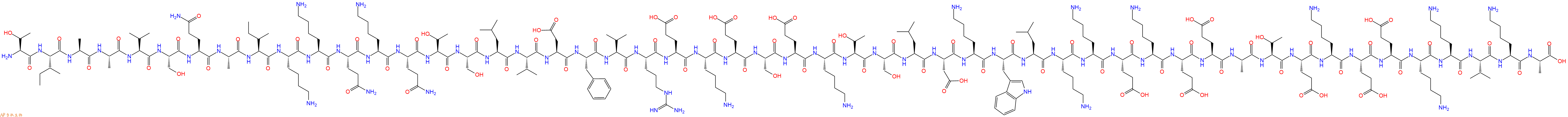 专肽生物产品Thr-Ile-Ala-Ala-Val-Ser-Gln-Ala-Ile-Lys-Lys-Gln-Ly