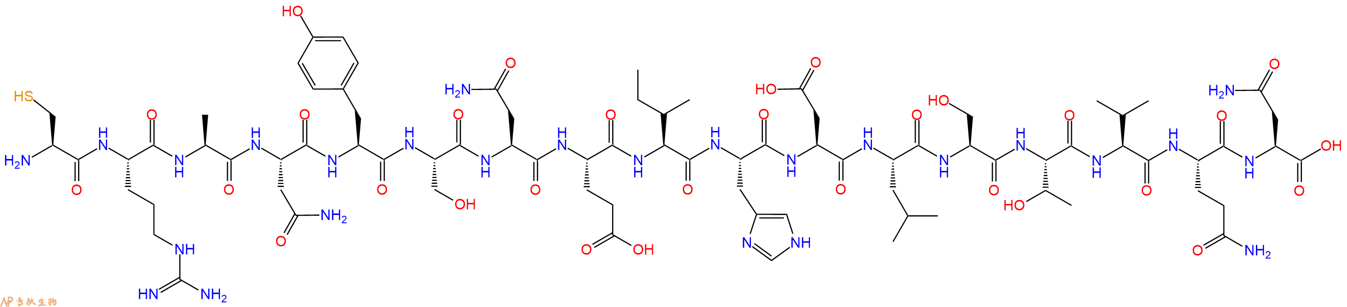 专肽生物产品十七肽CRANYSNEIHDLSTVQN