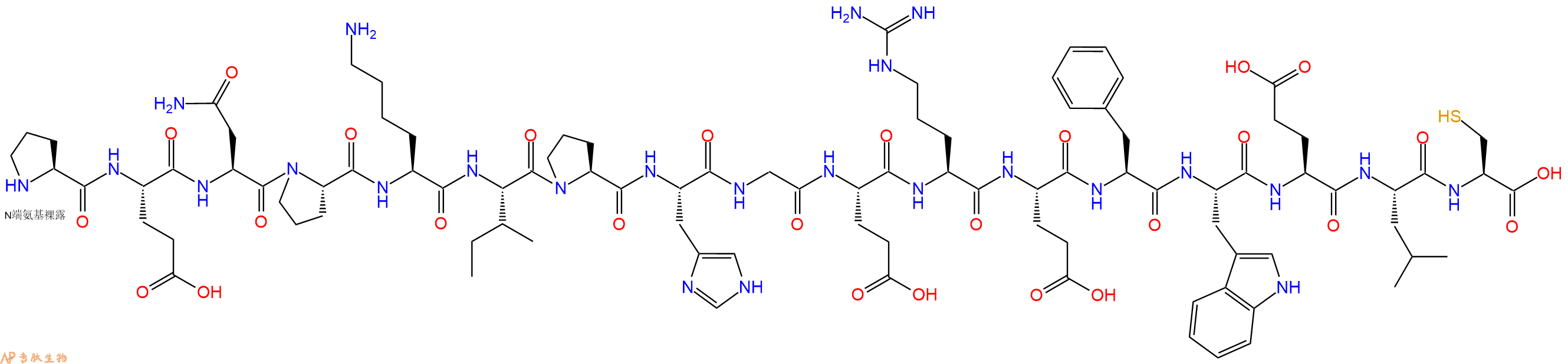 专肽生物产品十七肽PENPKIPHGEREFWELC