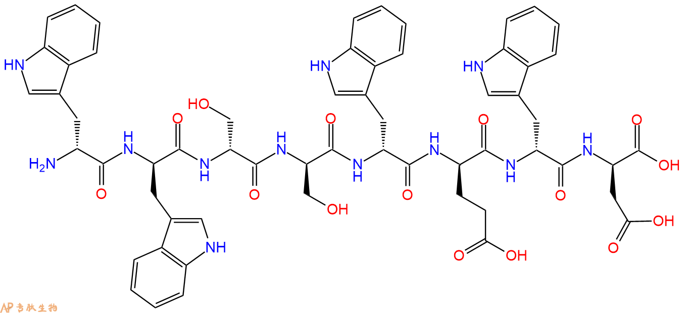 专肽生物产品八肽DTrp-DTrp-DSer-DSer-DTrp-DGlu-DTrp-DAsp