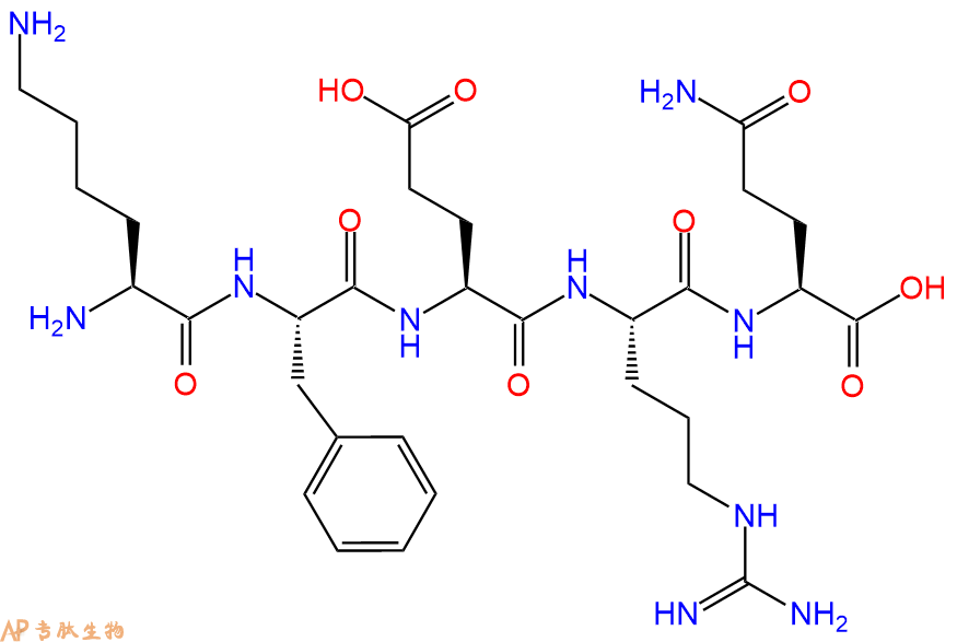 专肽生物产品五肽Lys-Phe-Glu-Arg-Gln