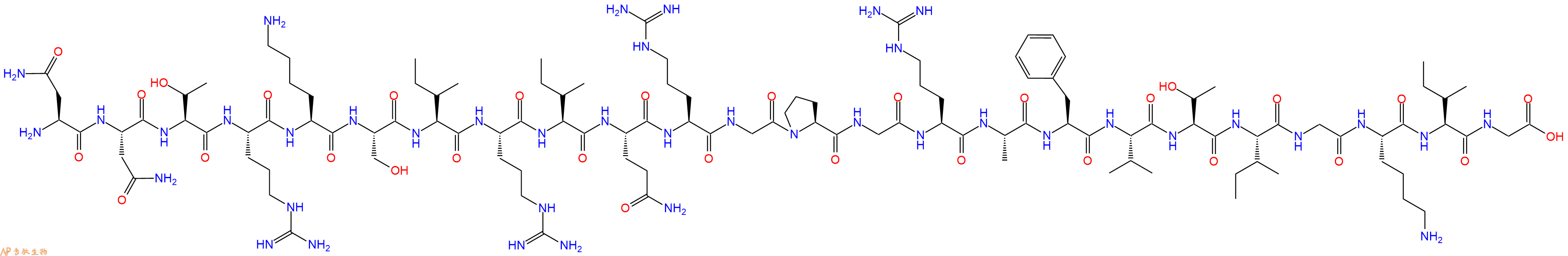 专肽生物产品HIV肽 HIV (gp120) Fragment (308-331)115416-08-5