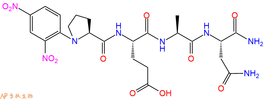 专肽生物产品四肽Dnp-Pro-Glu-Ala-Asn-NH2139554-33-9