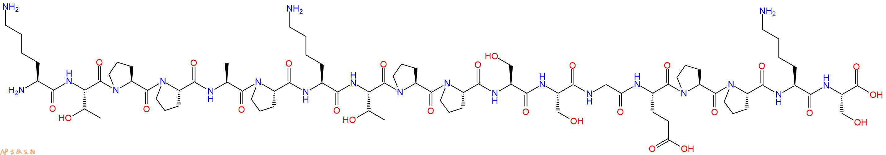 专肽生物产品十八肽KTPPAPKTPPSSGEPPKS