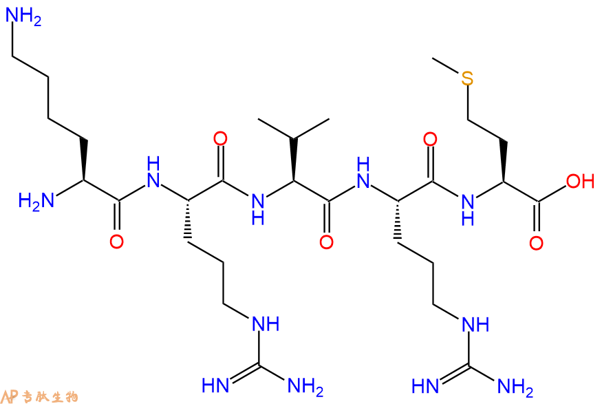 专肽生物产品五肽Lys-Arg-Val-Arg-Met