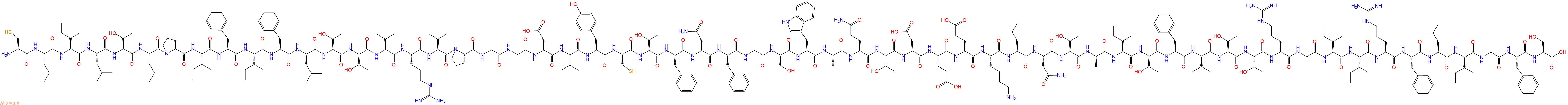 专肽生物产品Cys-Leu-Ile-Leu-Thr-Leu-Pro-Ile-Phe-Ile-Phe-Leu-Th
