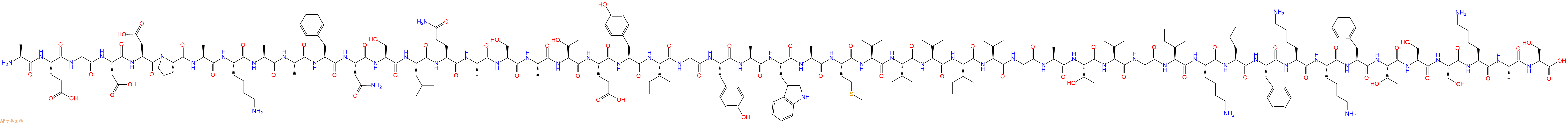 专肽生物产品Ala-Glu-Gly-Asp-Asp-Pro-Ala-Lys-Ala-Ala-Phe-Asn-Se