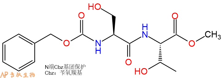 专肽生物产品二肽Cbz-Ser-Thr-甲酯化7412-61-5