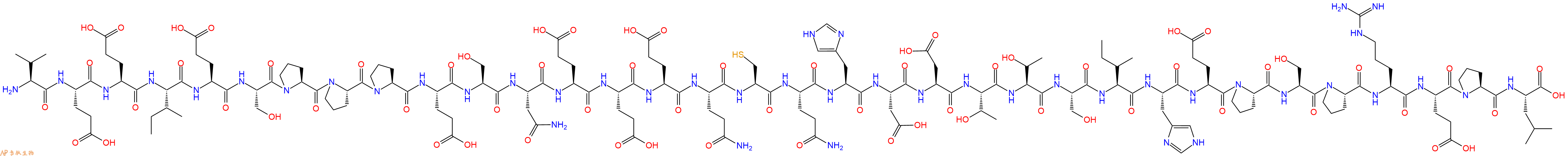 专肽生物产品Val-Glu-Glu-Ile-Glu-Ser-Pro-Pro-Pro-Glu-Ser-Asn-Gl