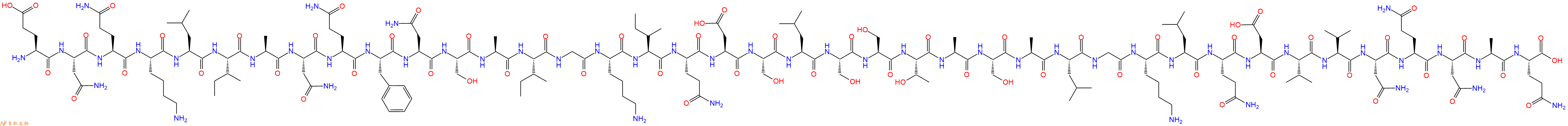 专肽生物产品Glu-Asn-Gln-Lys-Leu-Ile-Ala-Asn-Gln-Phe-Asn-Ser-Al