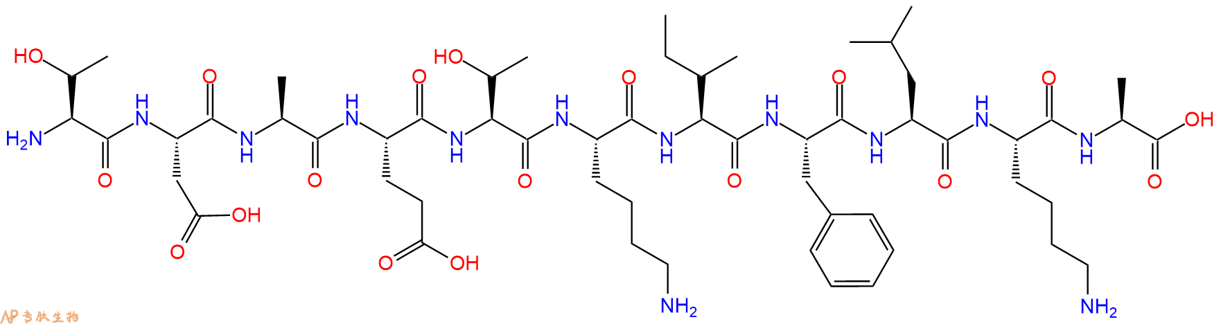 专肽生物产品十一肽TDAETKIFLKA