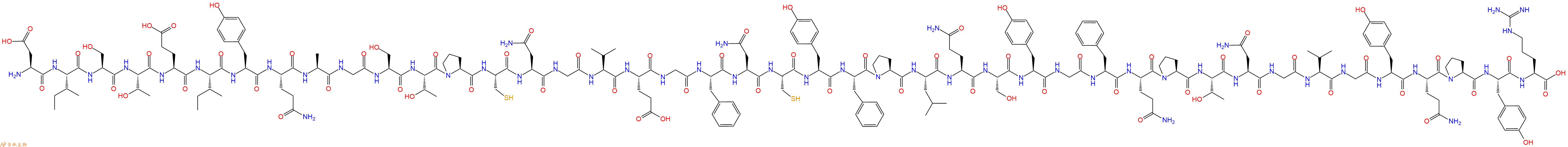 专肽生物产品Asp-Ile-Ser-Thr-Glu-Ile-Tyr-Gln-Ala-Gly-Ser-Thr-Pr