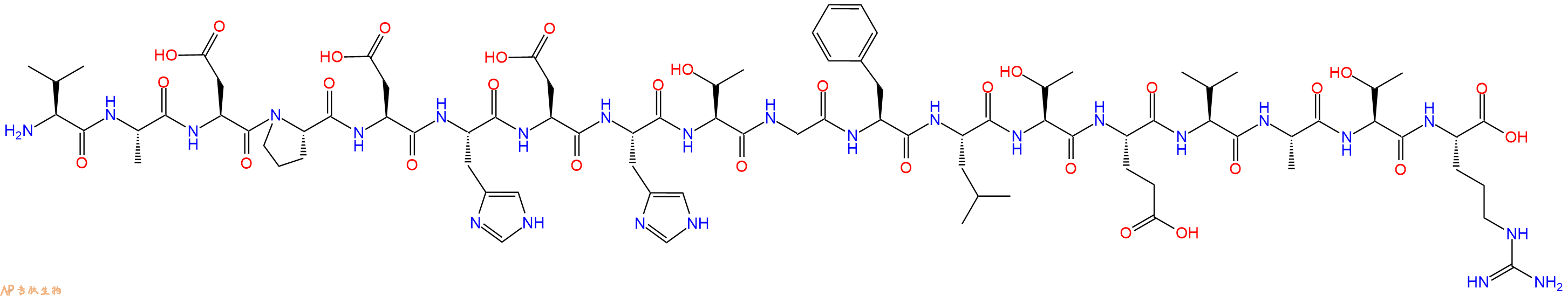 专肽生物产品十八肽VADPDHDHTGFLTEVATR