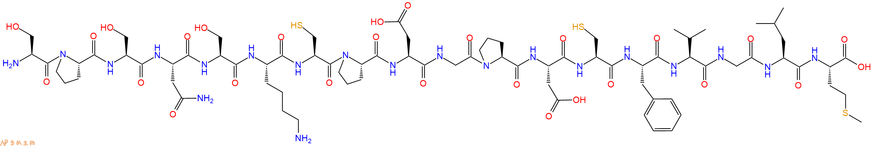 专肽生物产品十八肽SPSNSKCPDGPDCFVGLM