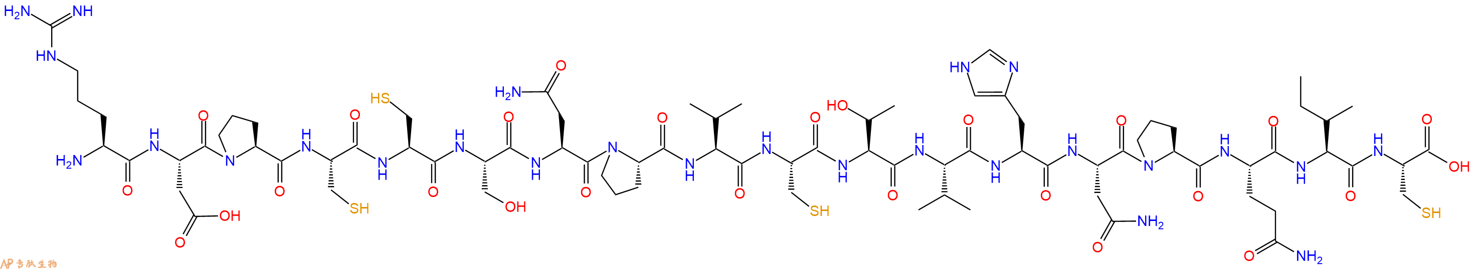 专肽生物产品十八肽RDPCCSNPVCTVHNPQIC