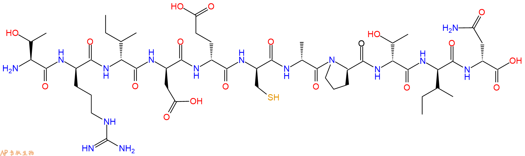 专肽生物产品Thr-DArg-DIle-DAsp-DGlu-DCys-DAla-DPro-DThr-DIle-D