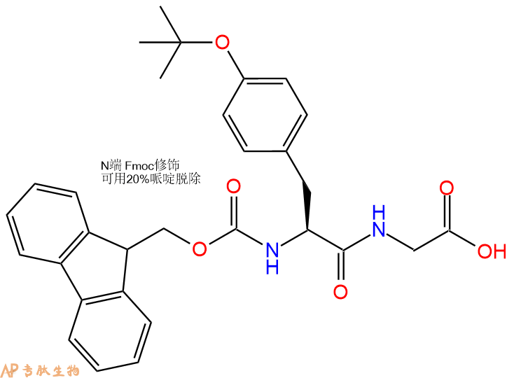 专肽生物产品Fmoc-Tyr(t-Bu)-Gly-OH799271-40-2
