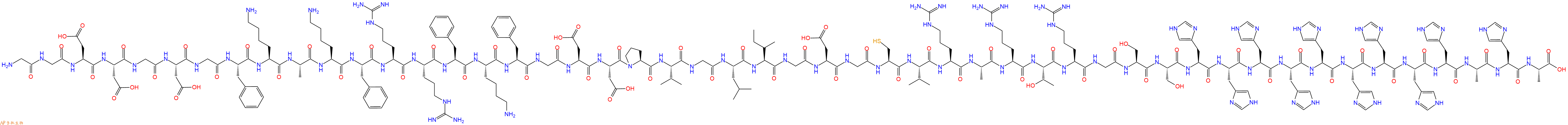 专肽生物产品Gly-Gly-Asp-Asp-Gly-Asp-Gly-Phe-Lys-Ala-Lys-Phe-Ar