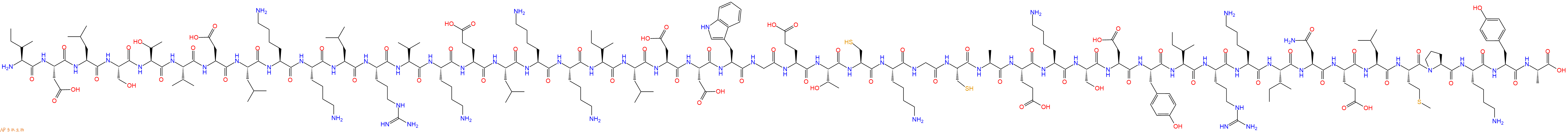 专肽生物产品Ile-Asp-Leu-Ser-Thr-Val-Asp-Leu-Lys-Lys-Leu-Arg-Va