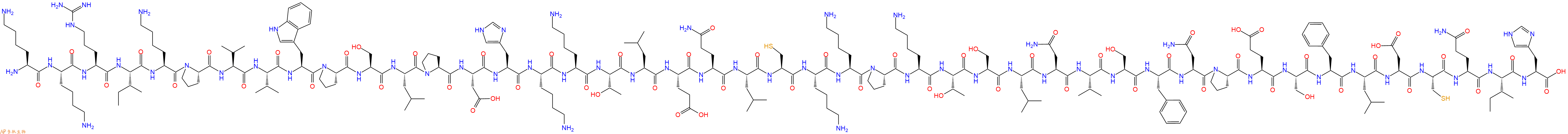 专肽生物产品Lys-Lys-Arg-Ile-Lys-Pro-Val-Val-Trp-Pro-Ser-Leu-Pr