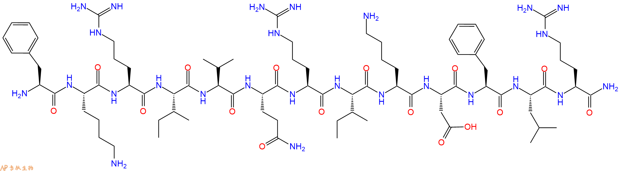 专肽生物产品十三肽FKRIVQRIKDFLR-NH2