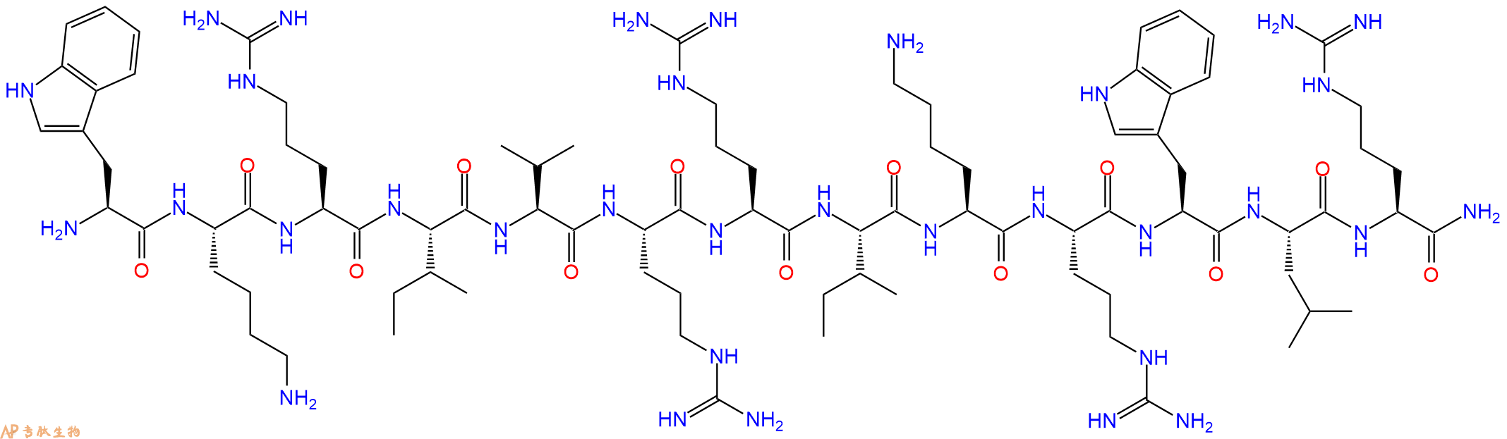 专肽生物产品十三肽WKRIVRRIKRWLR-NH2