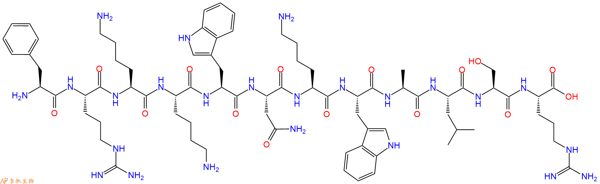 专肽生物产品肾上腺髓质素PAMP-12 (human, porcine), acid929905-12-4