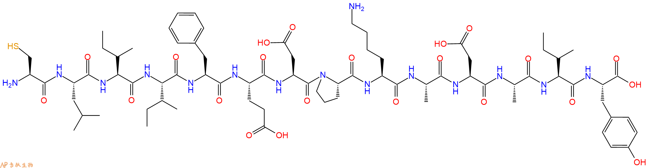 专肽生物产品十四肽CLIIFEDPKADAIY