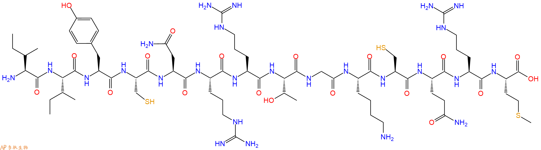 专肽生物产品十四肽IIYCNRRTGKCQRM