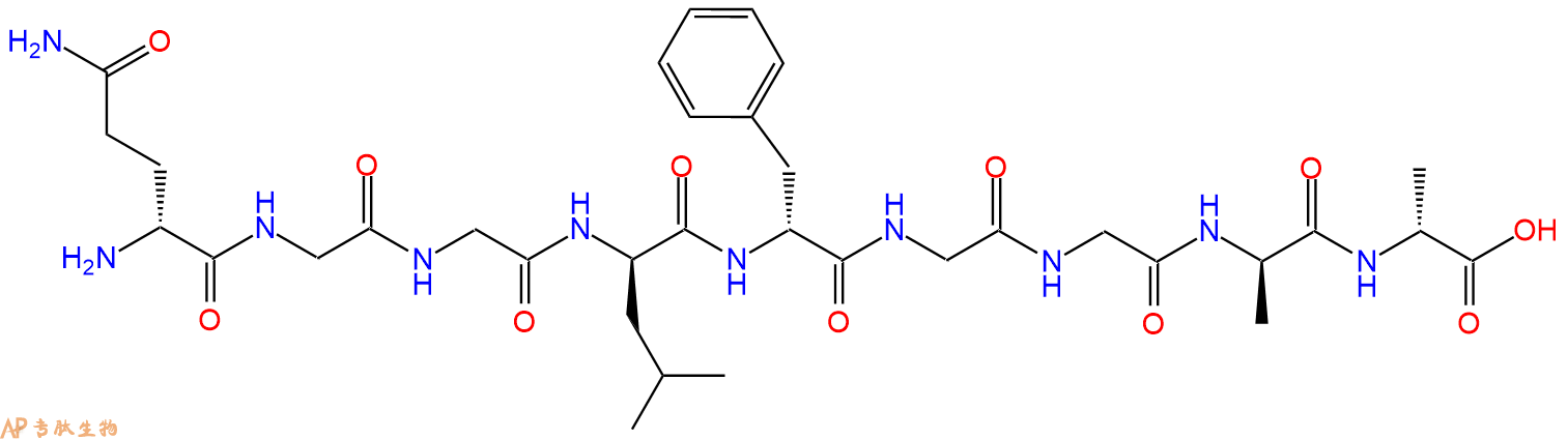 专肽生物产品DGln-Gly-Gly-DLeu-DPhe-Gly-Gly-DAla-DAla
