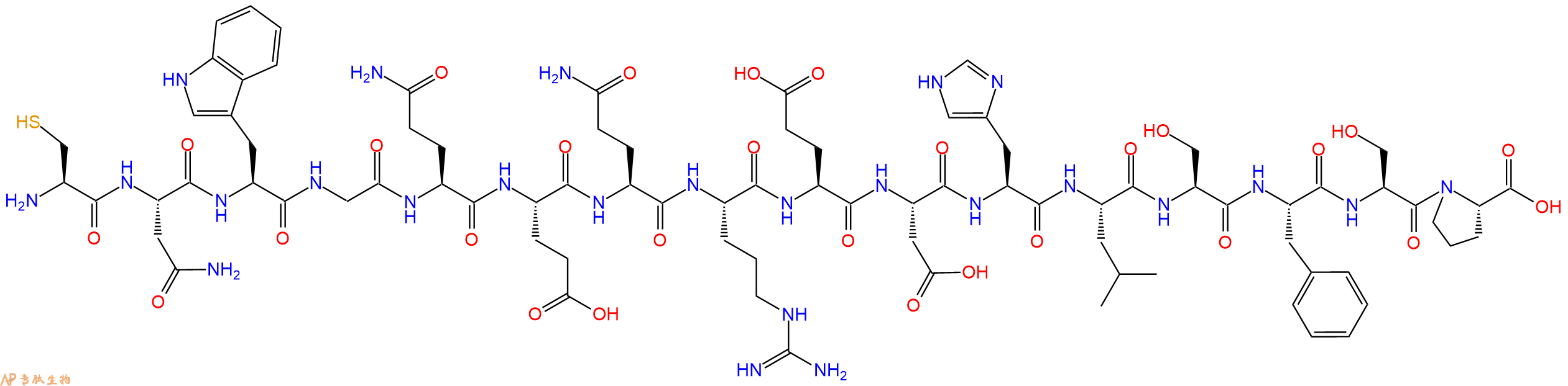 专肽生物产品十六肽CNWGQEQREDHLSFSP