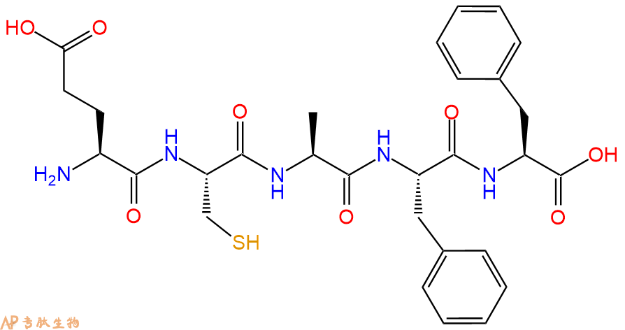 专肽生物产品五肽Glu-Cys-Ala-Phe-Phe