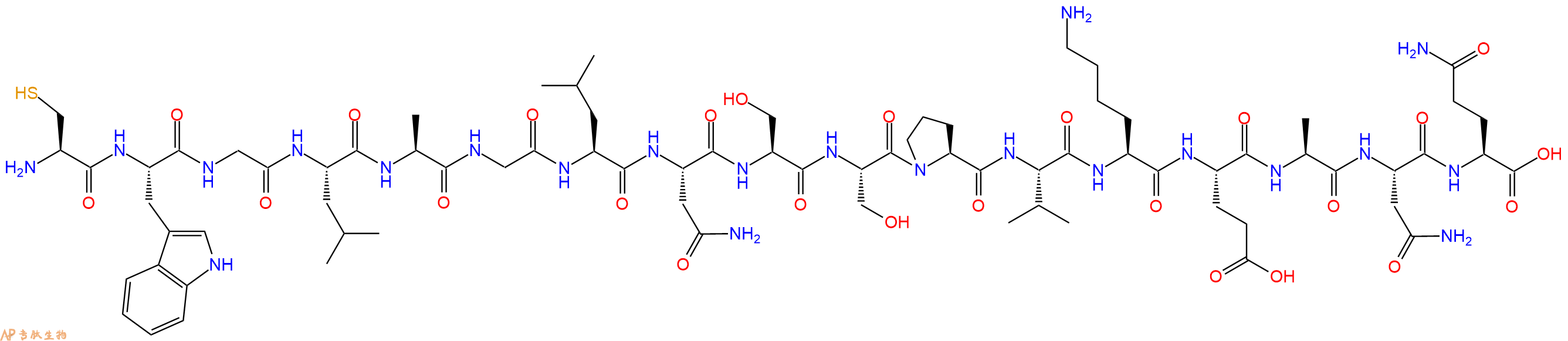 专肽生物产品十七肽CWGLAGLNSSPVKEANQ